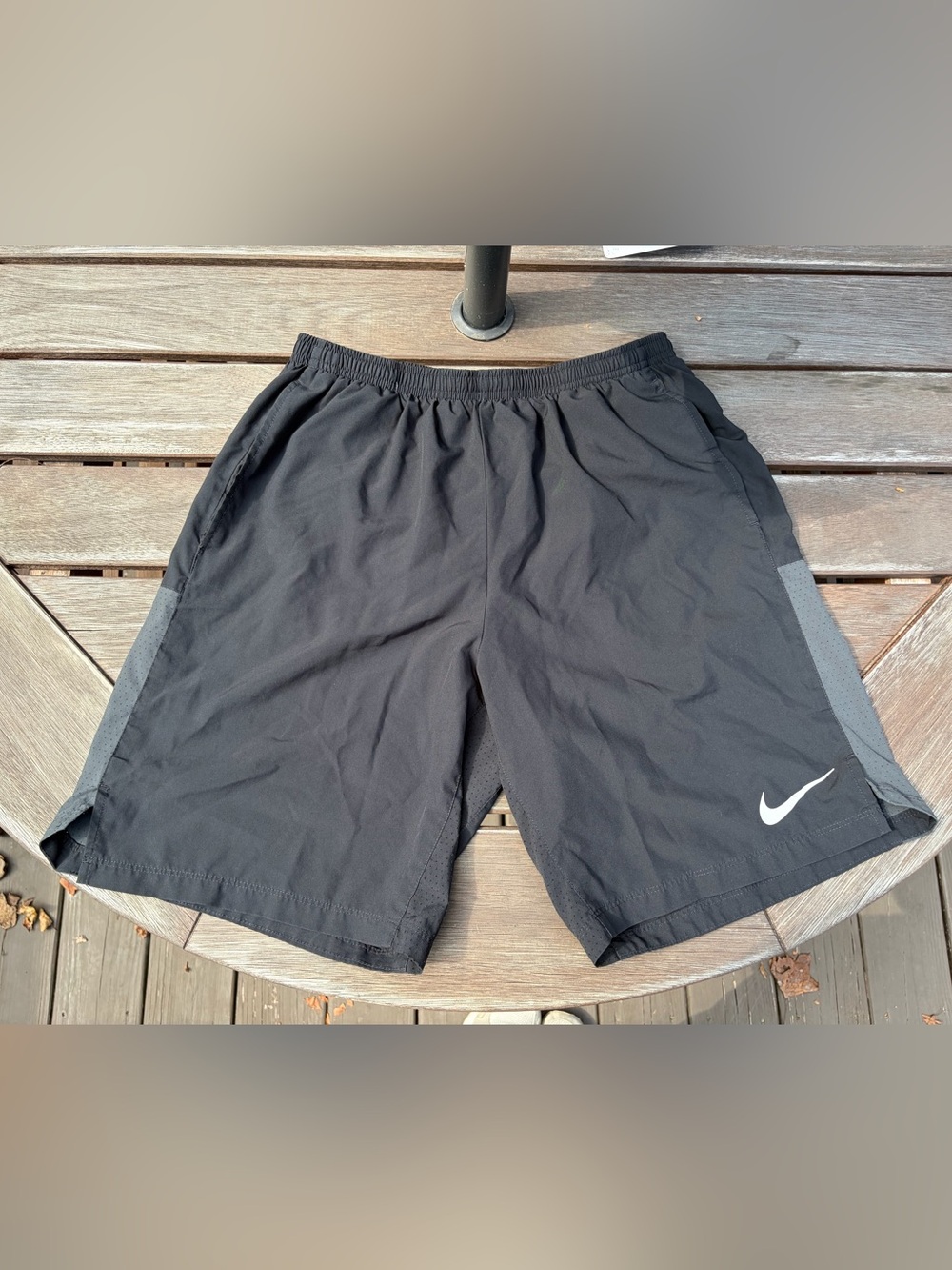 Men's Nike Flex Challenger 9" Short with Liner Black Size L